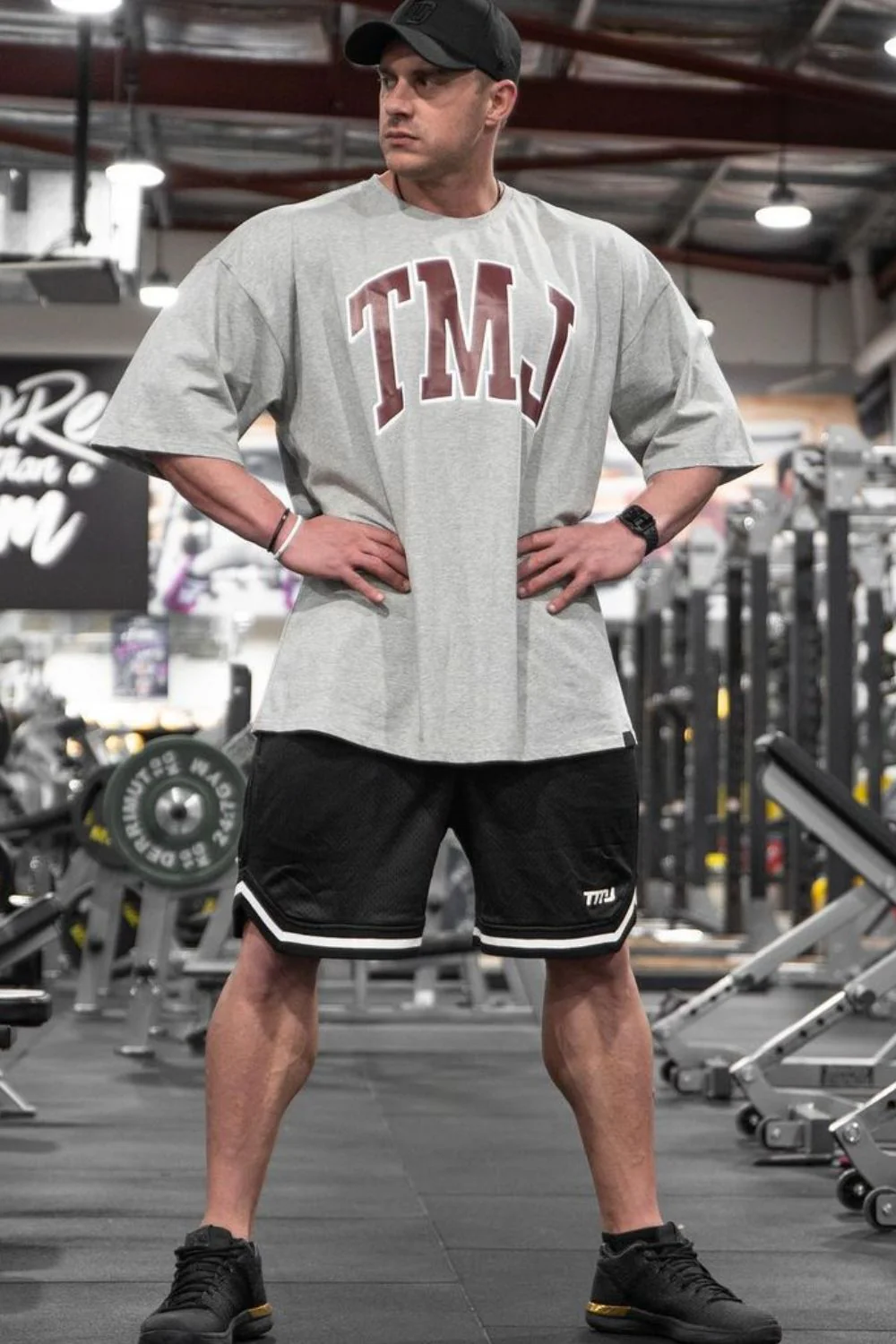 Men's Plus Size Letter Round Neck Half Sleeve T-Shirt - Image 5