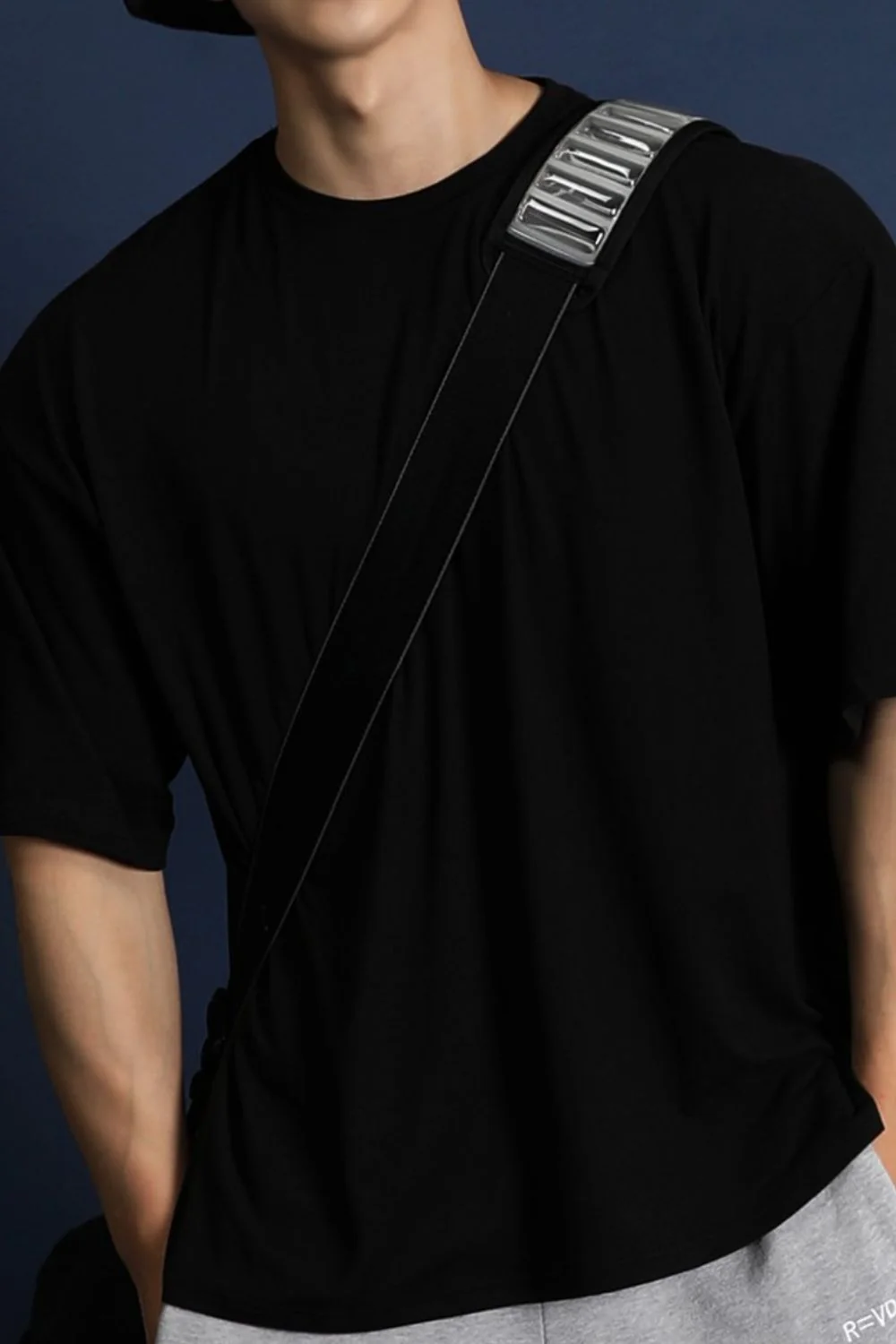 Men's Plus Size Round Neck Half Sleeve T-Shirt - Image 5