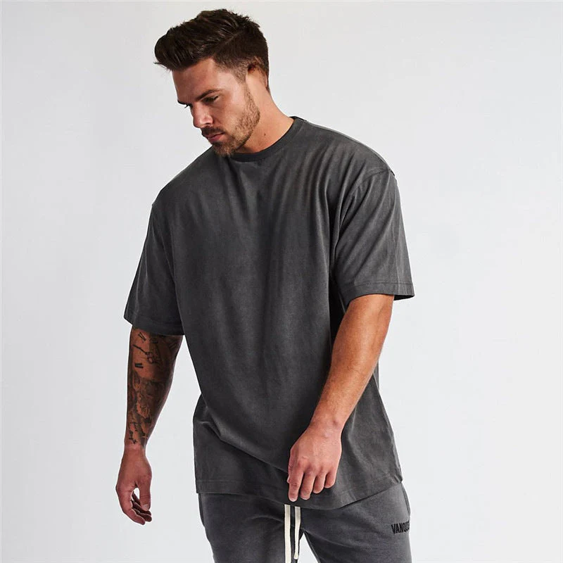 Men's Plus Size Round Neck Half Sleeve T-Shirt - Image 15