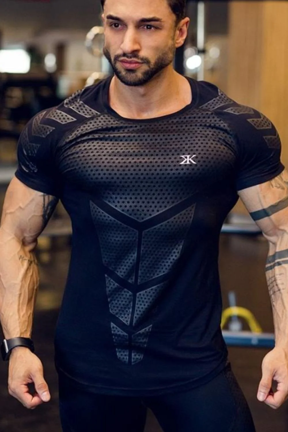 Men's Plus Size Round Neck Short Sleeve T-Shirt - Image 2