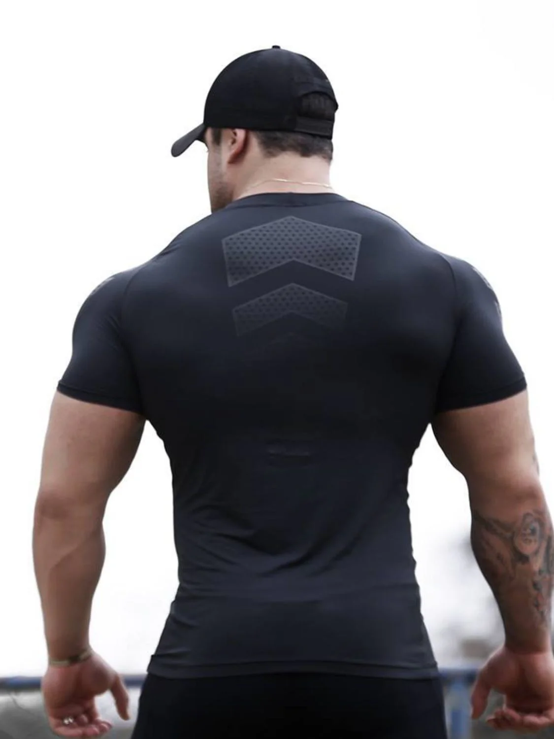 Men's Plus Size Round Neck Short Sleeve T-Shirt - Image 4