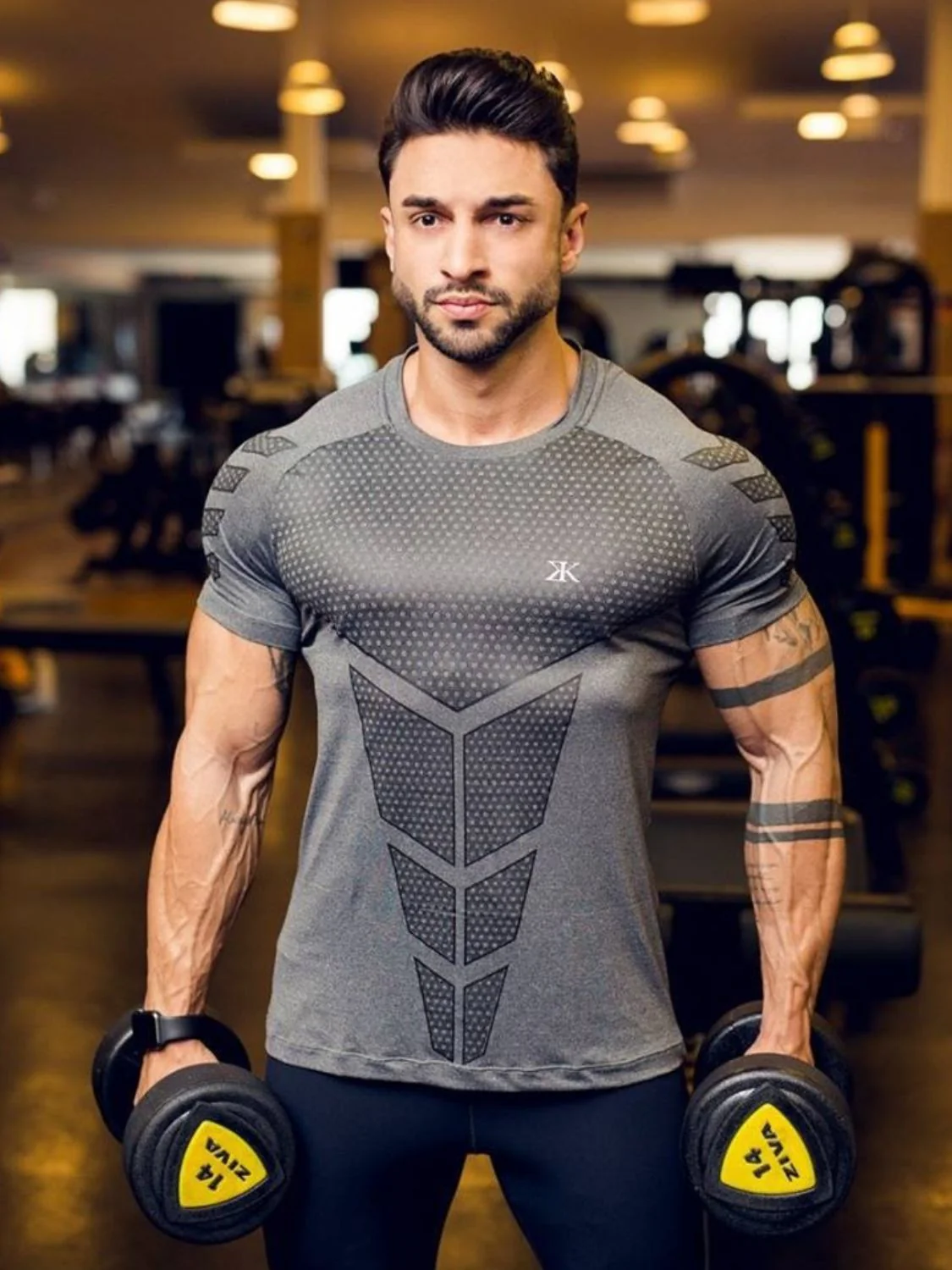 Men's Plus Size Round Neck Short Sleeve T-Shirt - Image 6