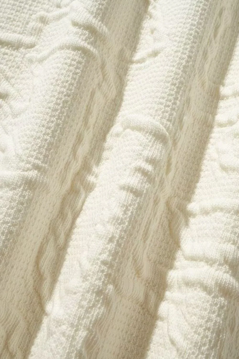 Men's  Plus Size Textured Round Neck Long Sleeve Sweatshirt - Image 6