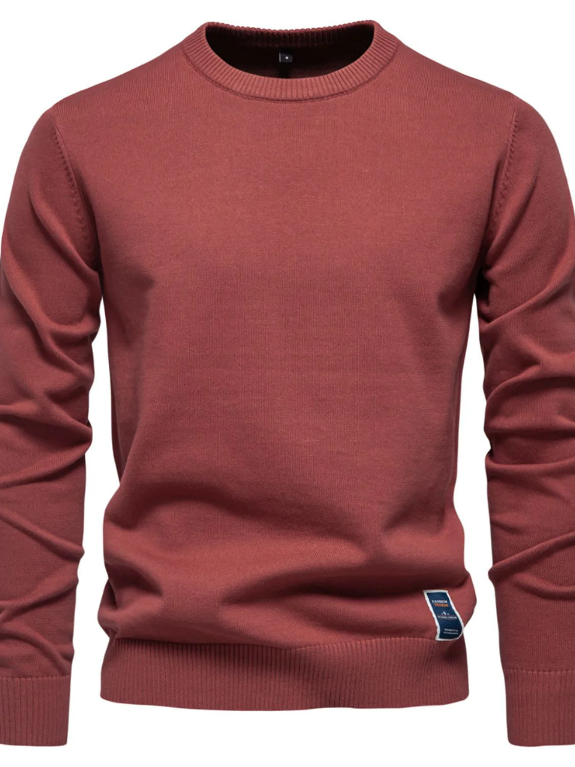 Men's Round Neck Long Sleeve Sweater - Image 11