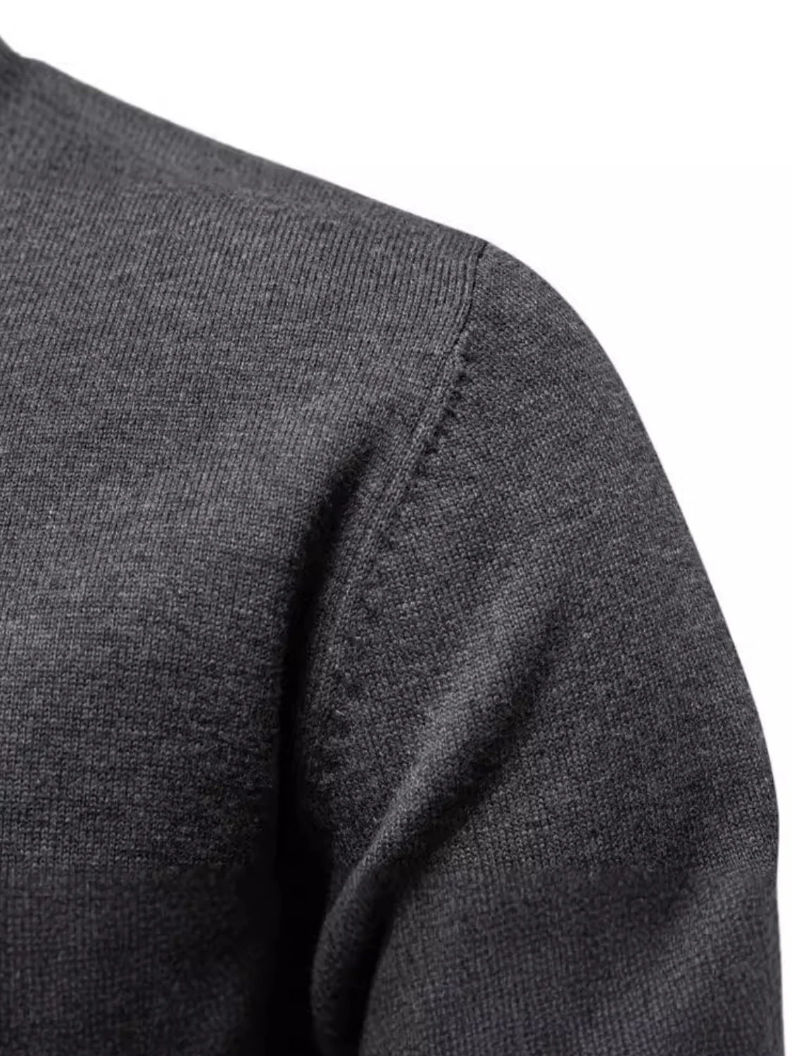 Men's Round Neck Long Sleeve Sweater - Image 3