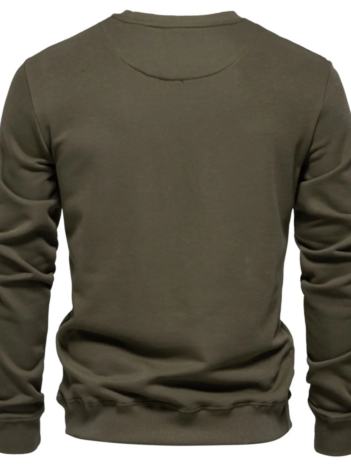 Men's Round Neck Long Sleeve Sweatshirt - Image 3