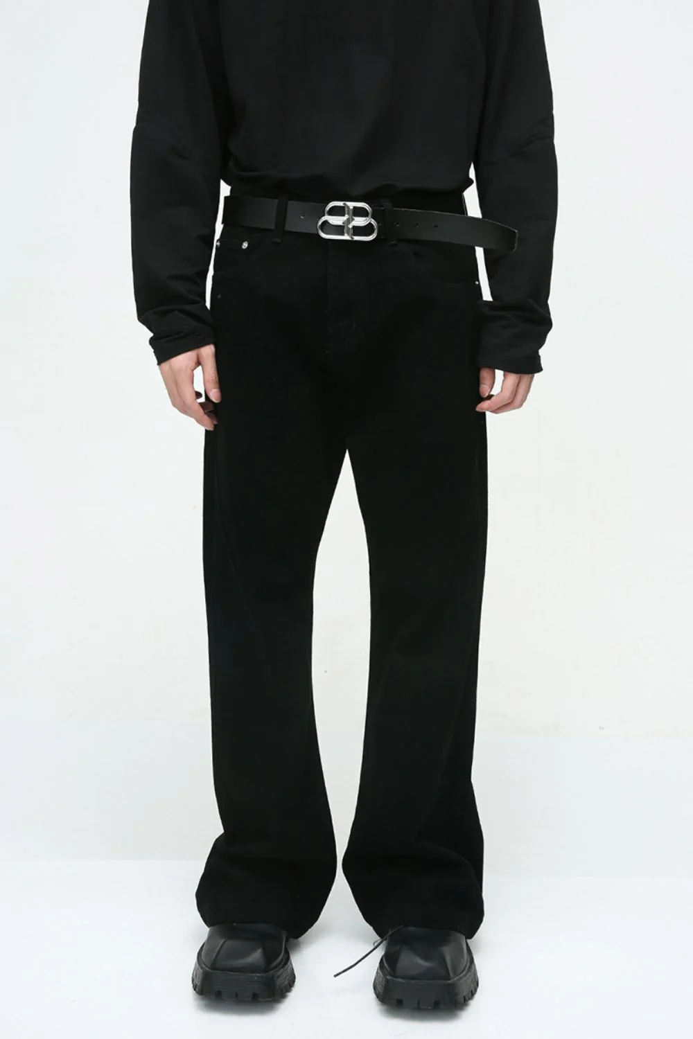 Men's Slim Bootcut Jeans - Image 4