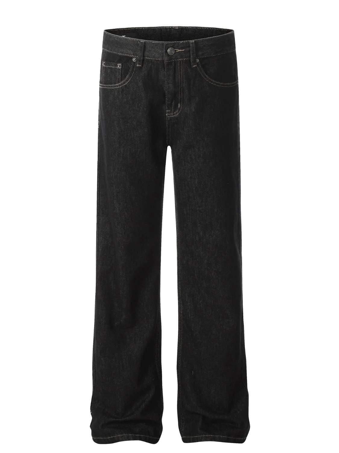 Men's Straight Leg Jeans with Pockets - Image 6
