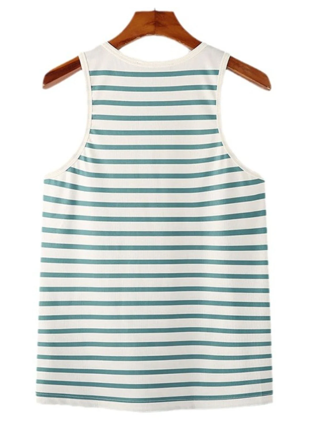 Men's Striped Wide Strap Tank - Image 5
