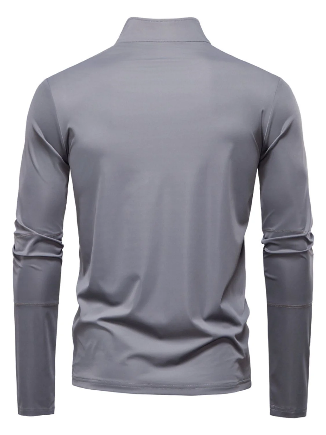 Men's Sun Protection Long Sleeve Half-Zip T-Shirt - Image 2