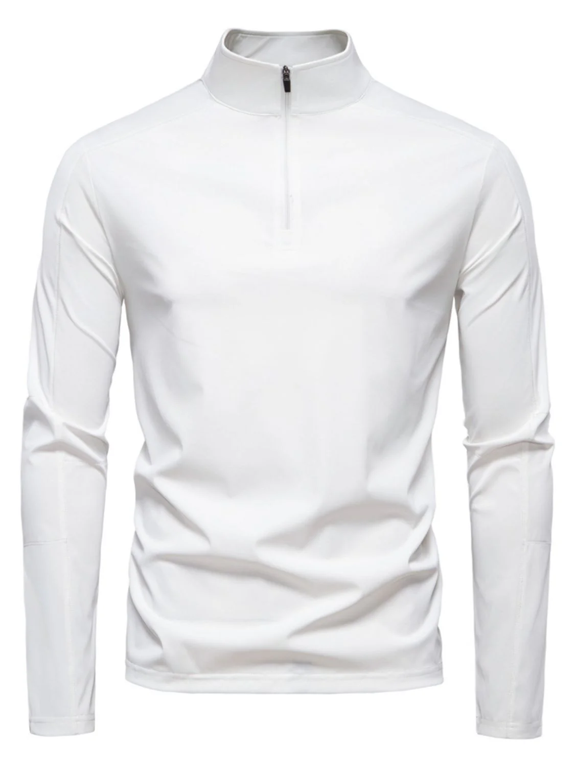 Men's Sun Protection Long Sleeve Half-Zip T-Shirt - Image 5