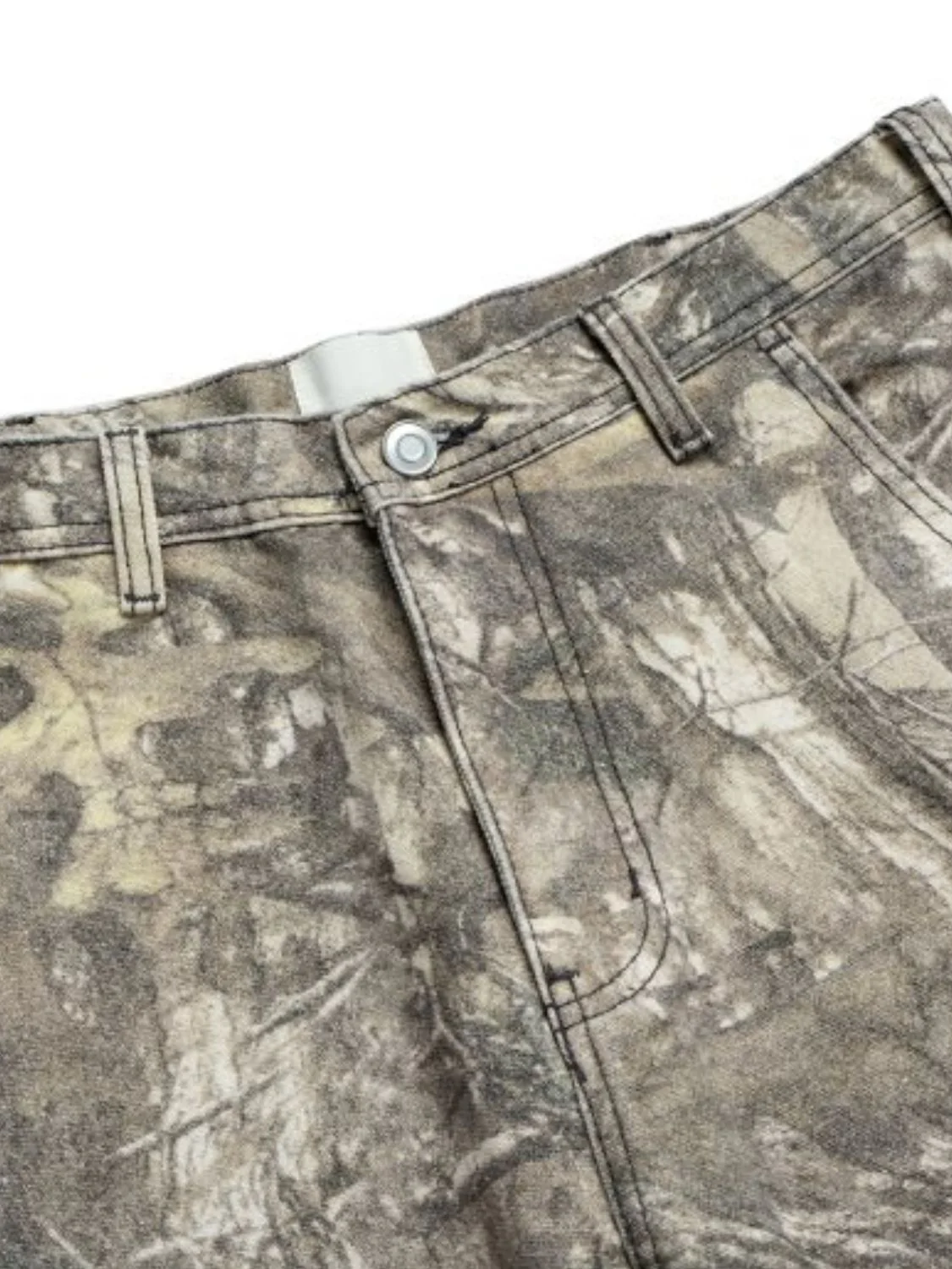 Men's Twig Camouflage Distressed Jeans - Image 3