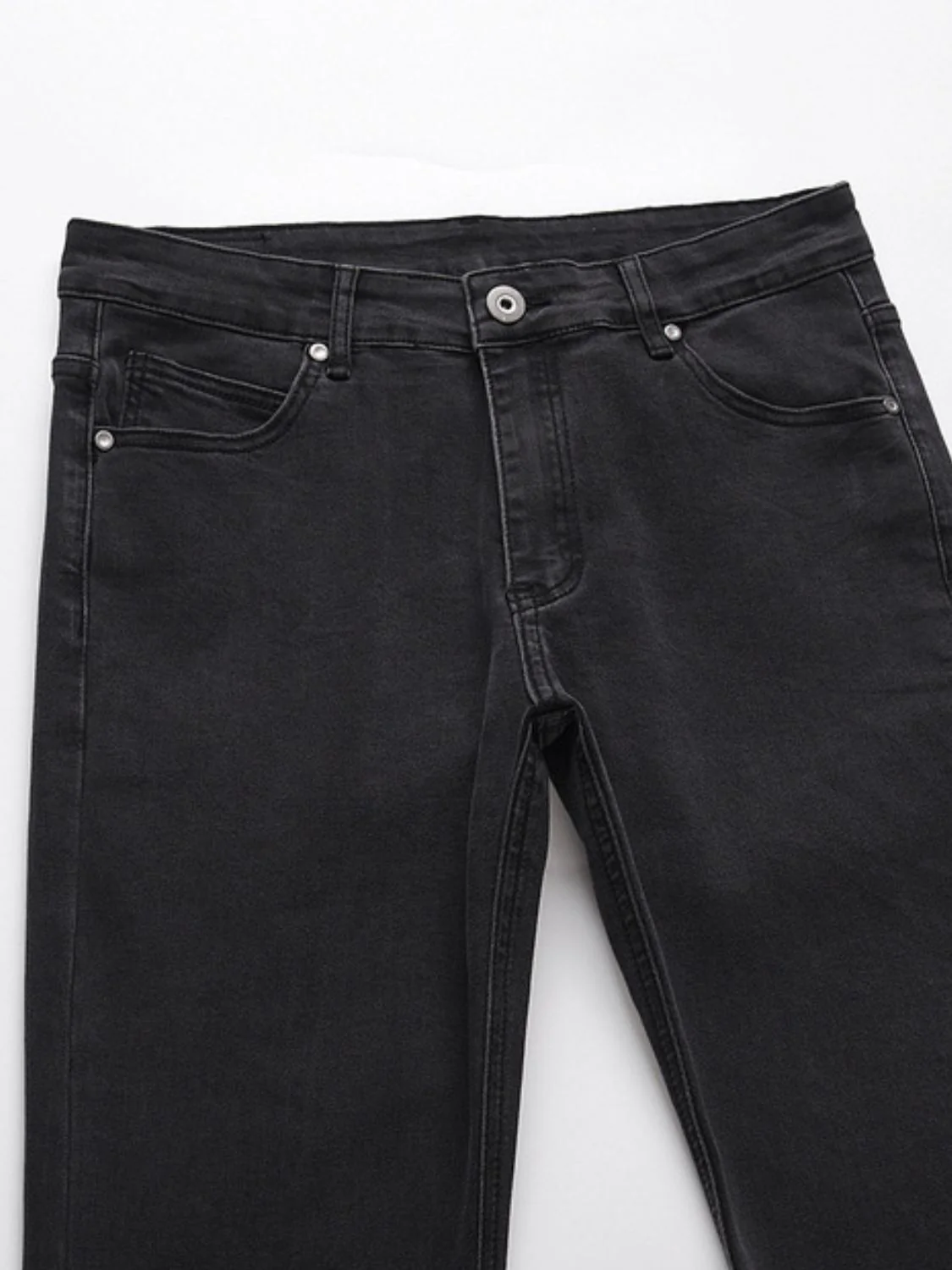 Men's Washed Bootcut Jeans - Image 4