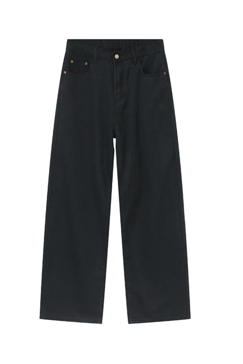 Men's Washed Straight Jeans - Image 6