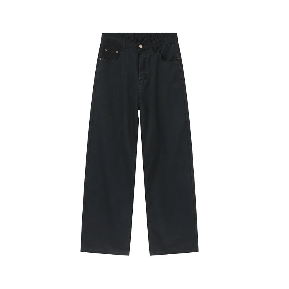 Men's Washed Straight Jeans - Image 7