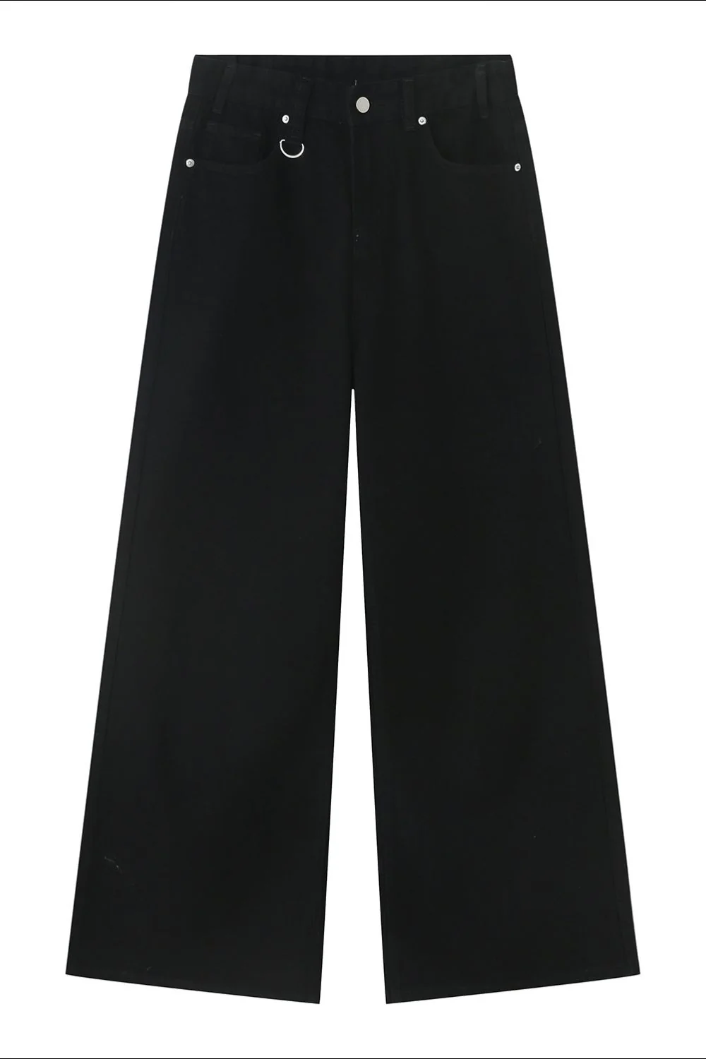 Men's Wide Leg Jeans with Pockets - Image 6