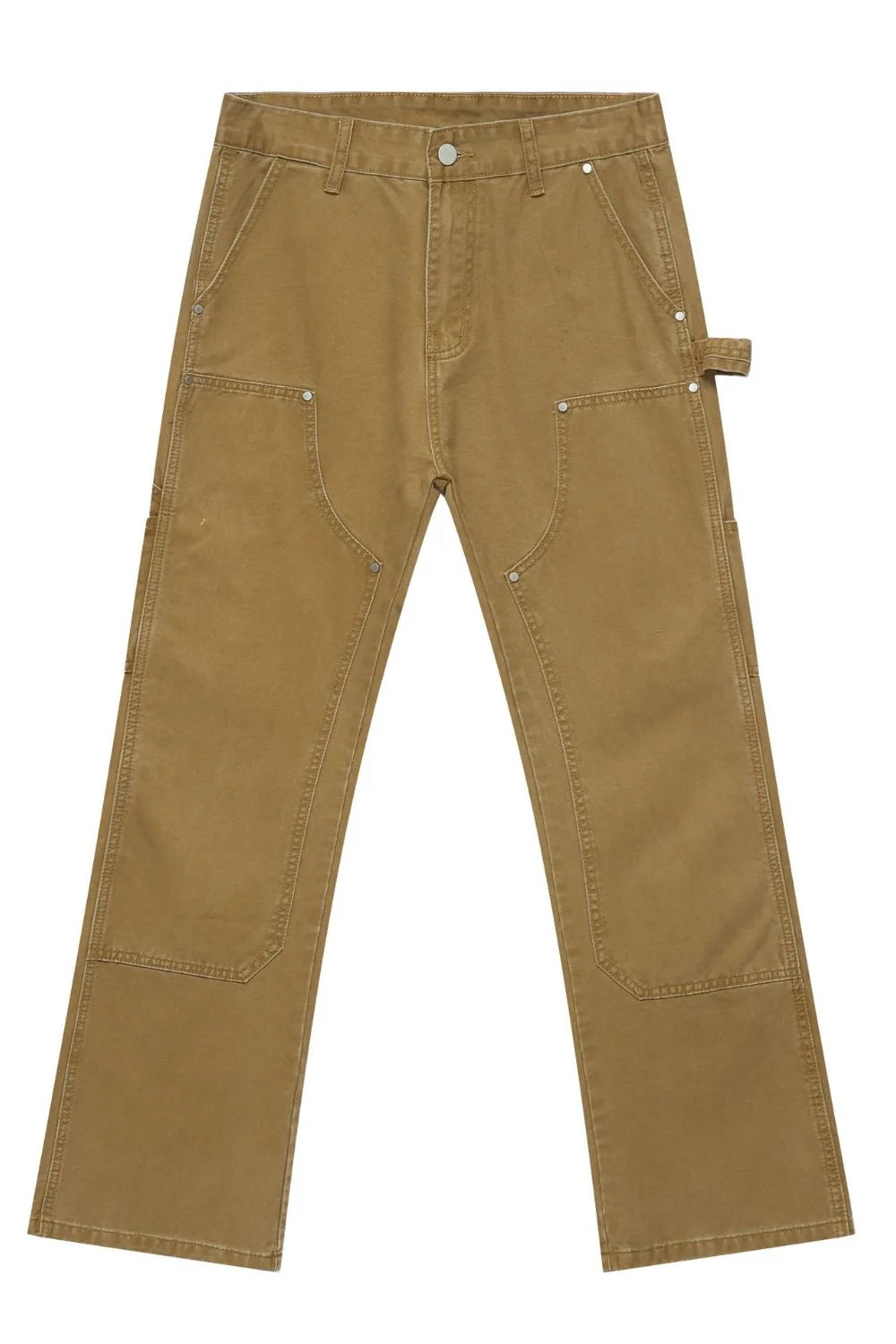 Men's Wide Straight Leg Jeans with Pockets - Image 5