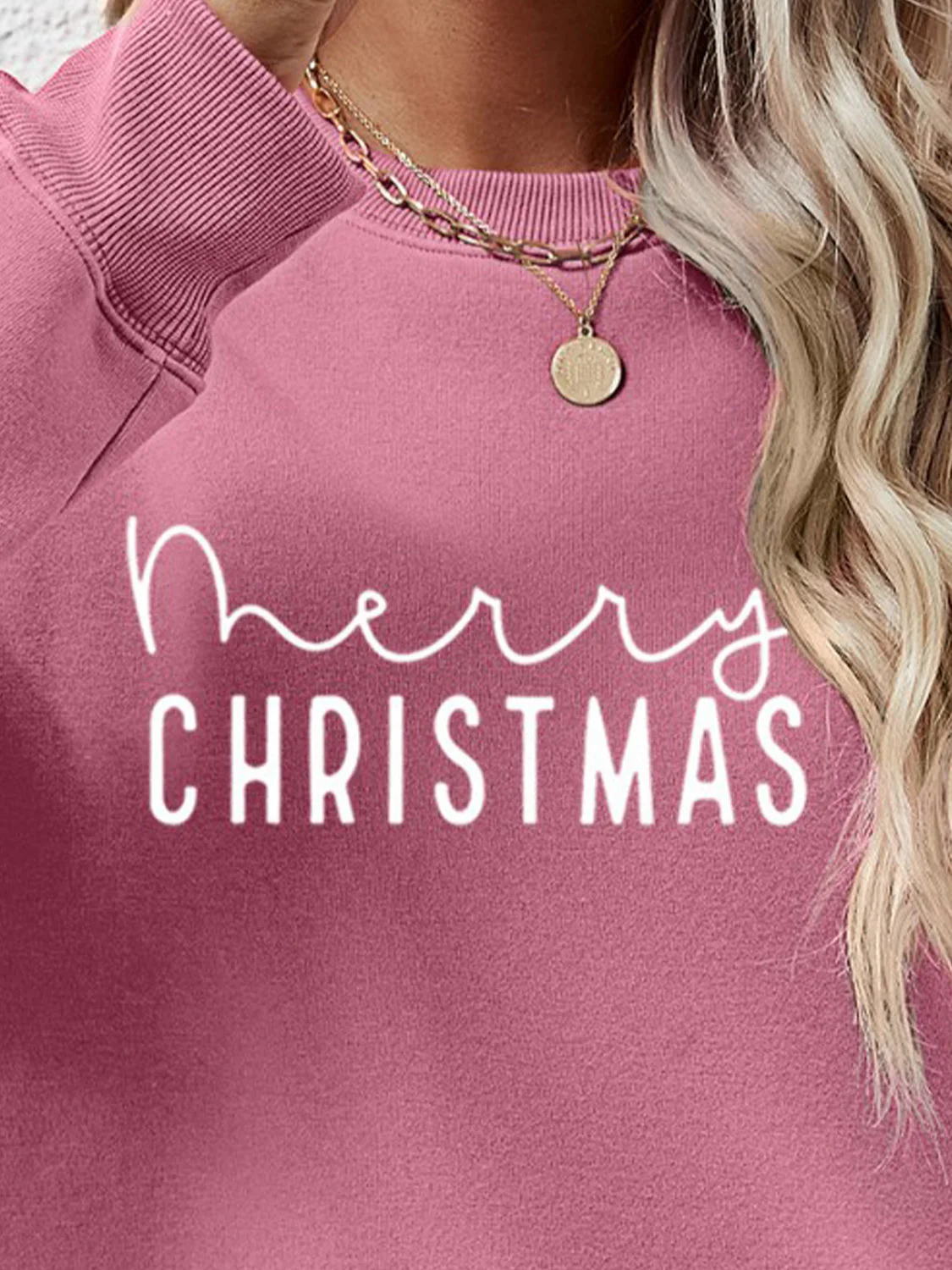 MERRY CHRISTMAS Dropped Shoulder Sweatshirt - Image 11