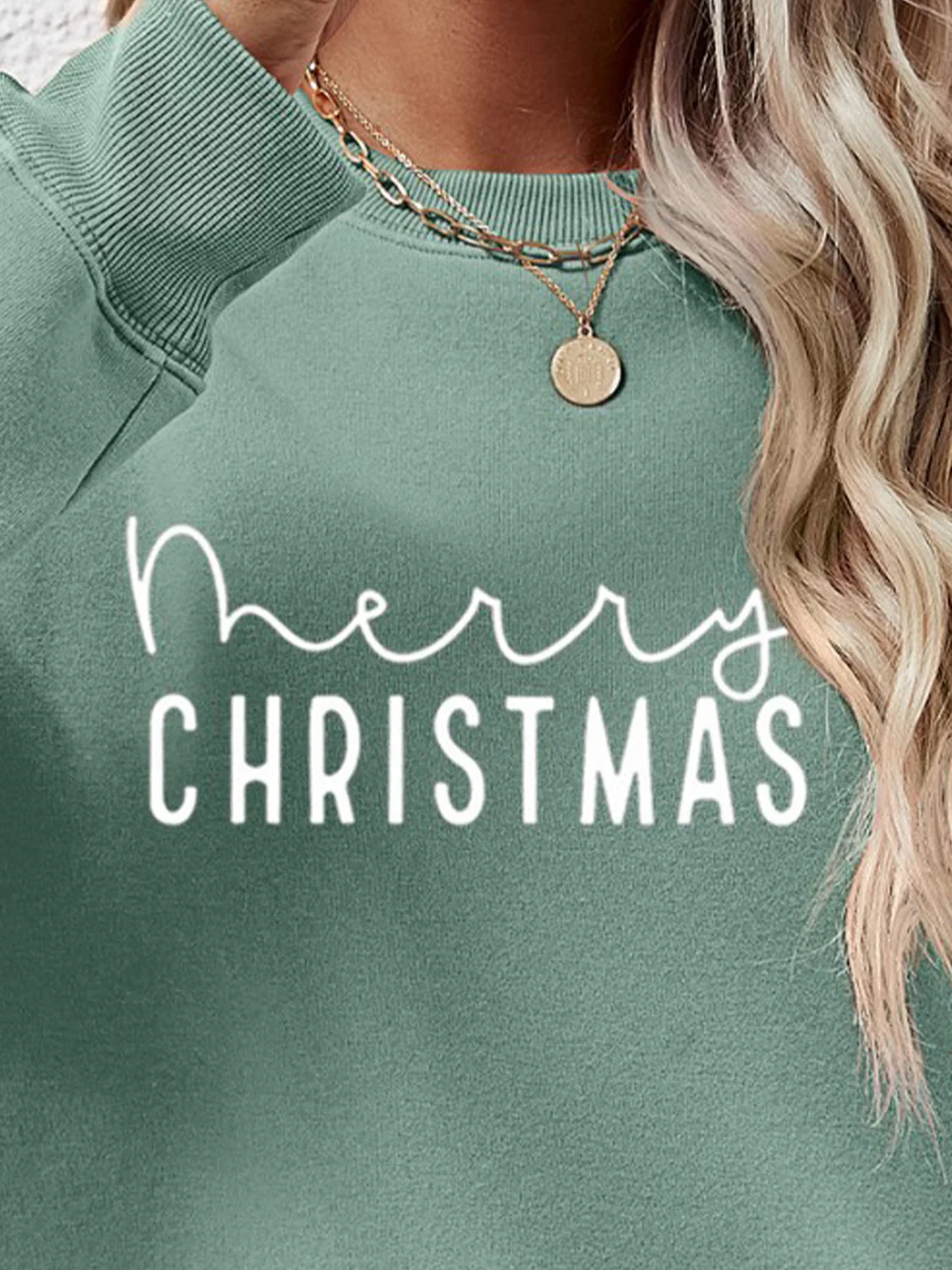 MERRY CHRISTMAS Dropped Shoulder Sweatshirt - Image 17