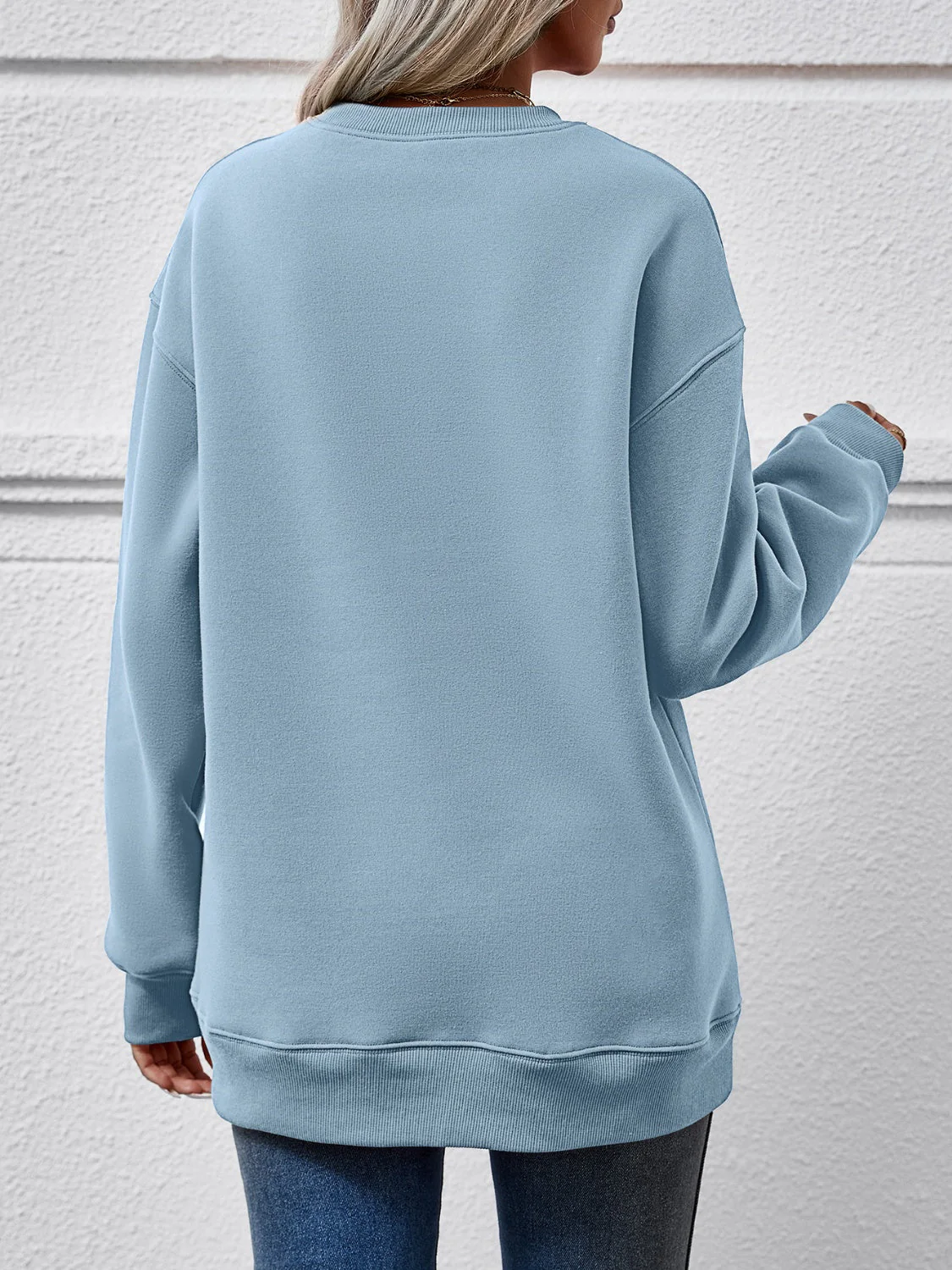 MERRY CHRISTMAS Graphic Long Sleeve Sweatshirt - Image 21