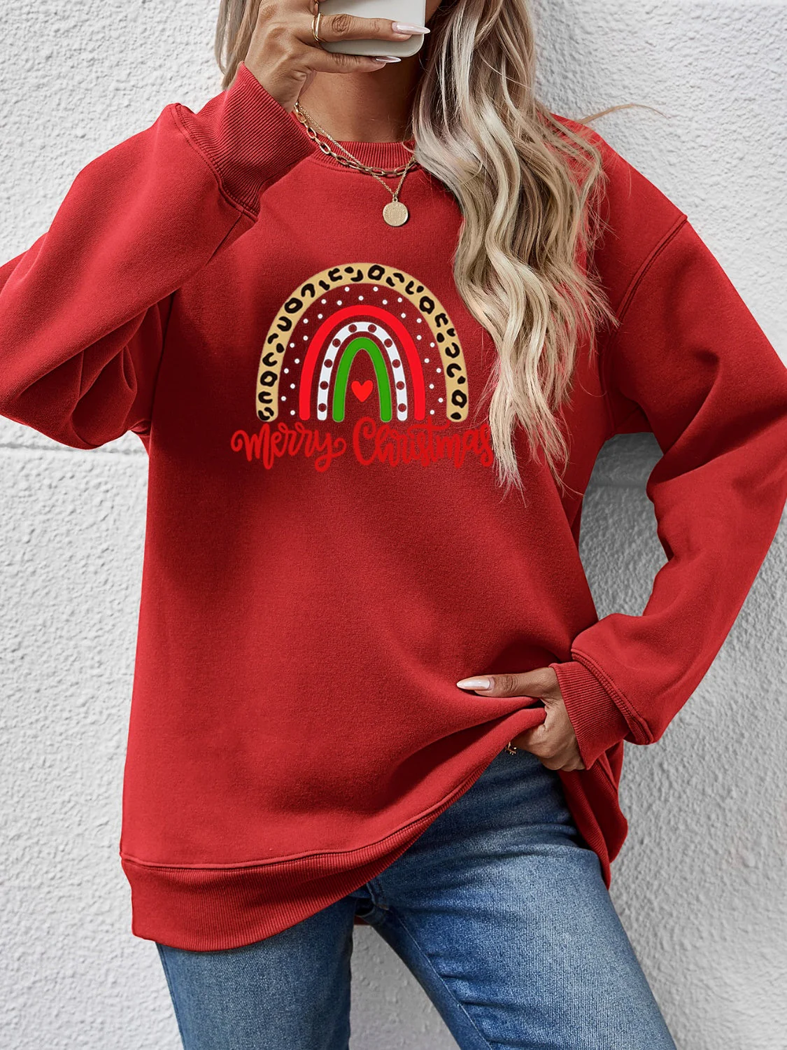 MERRY CHRISTMAS Graphic Sweatshirt - Image 13