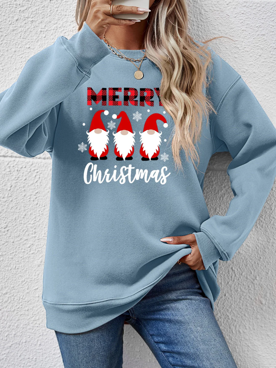 MERRY CHRISTMAS Long Sleeve Sweatshirt - Image 16