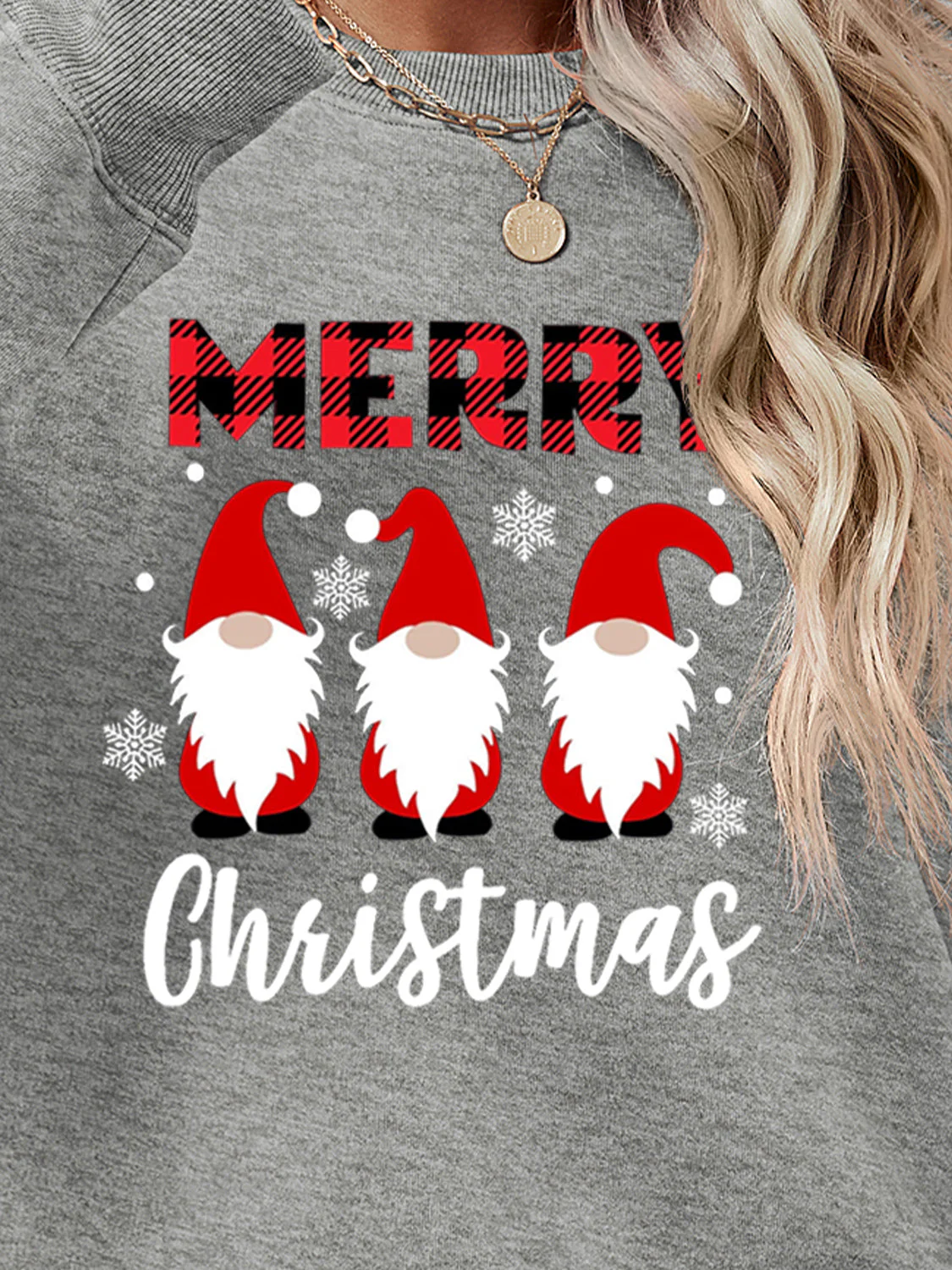 MERRY CHRISTMAS Long Sleeve Sweatshirt - Image 5