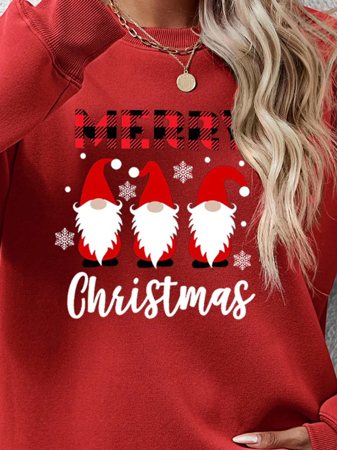 MERRY CHRISTMAS Long Sleeve Sweatshirt - Image 8