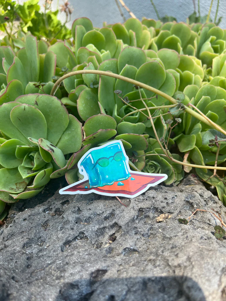 Metal Weave Games: Summer Cube Sticker - Image 2