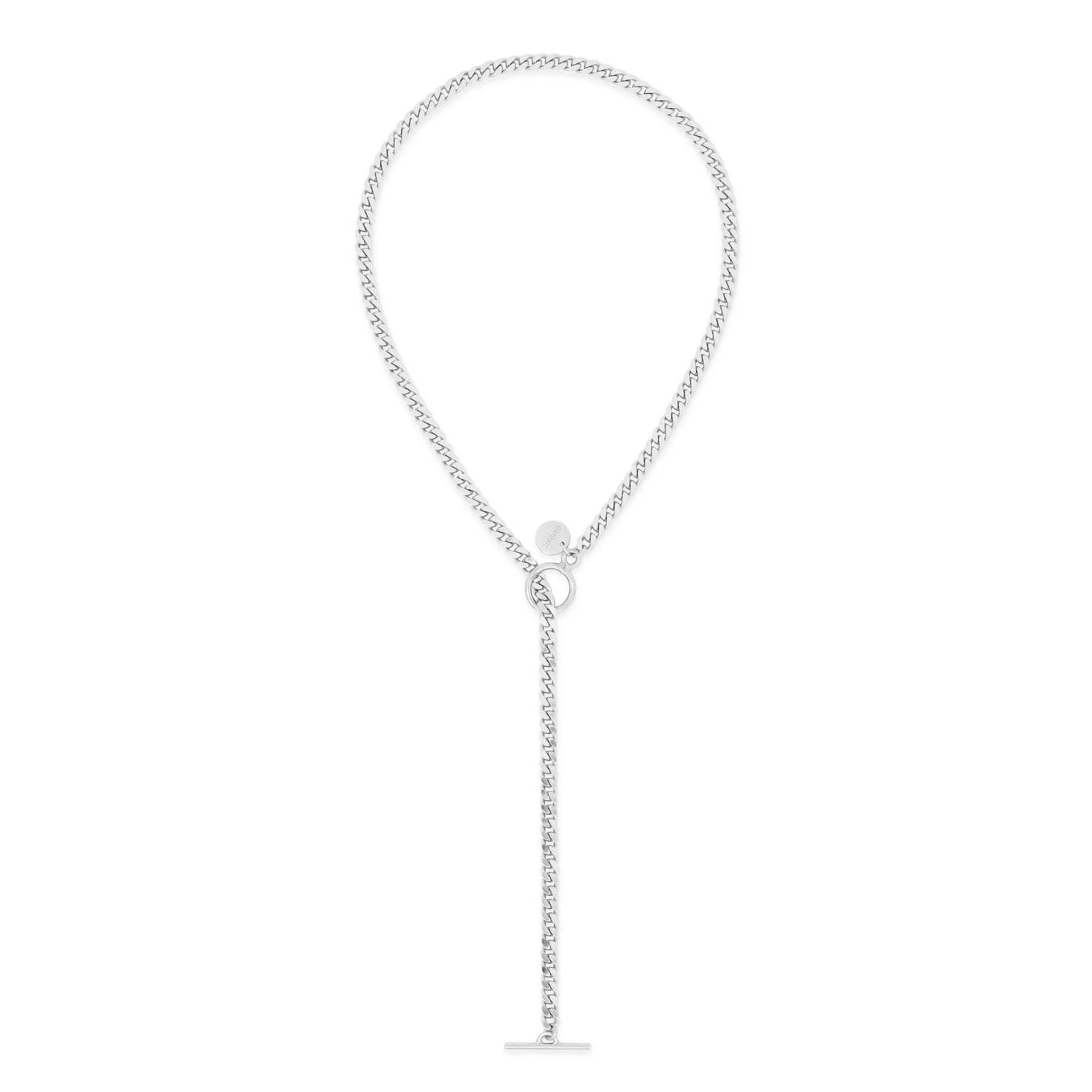 Micro Link Curb Chain Convertible Lariat by eklexic jewelry - Image 6