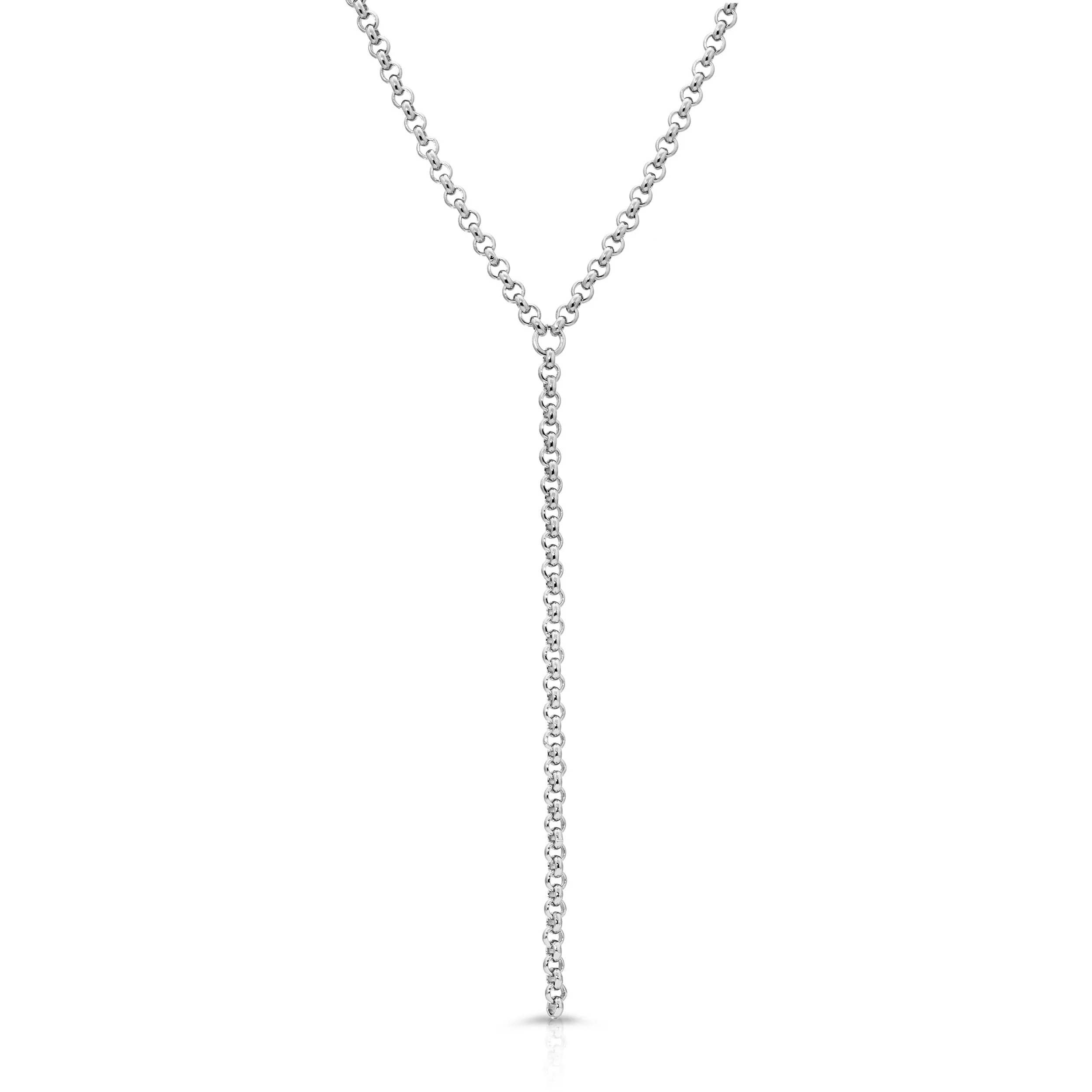 Micro Royal Rolo Chain Lariat by eklexic jewelry - Image 5