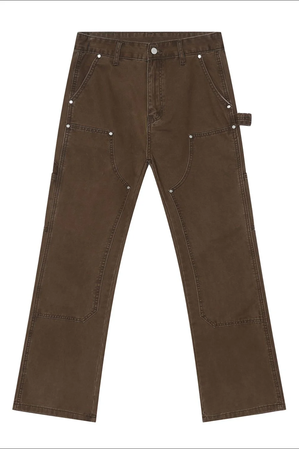 Mid Rise Baggy Jeans with Pockets - Image 5