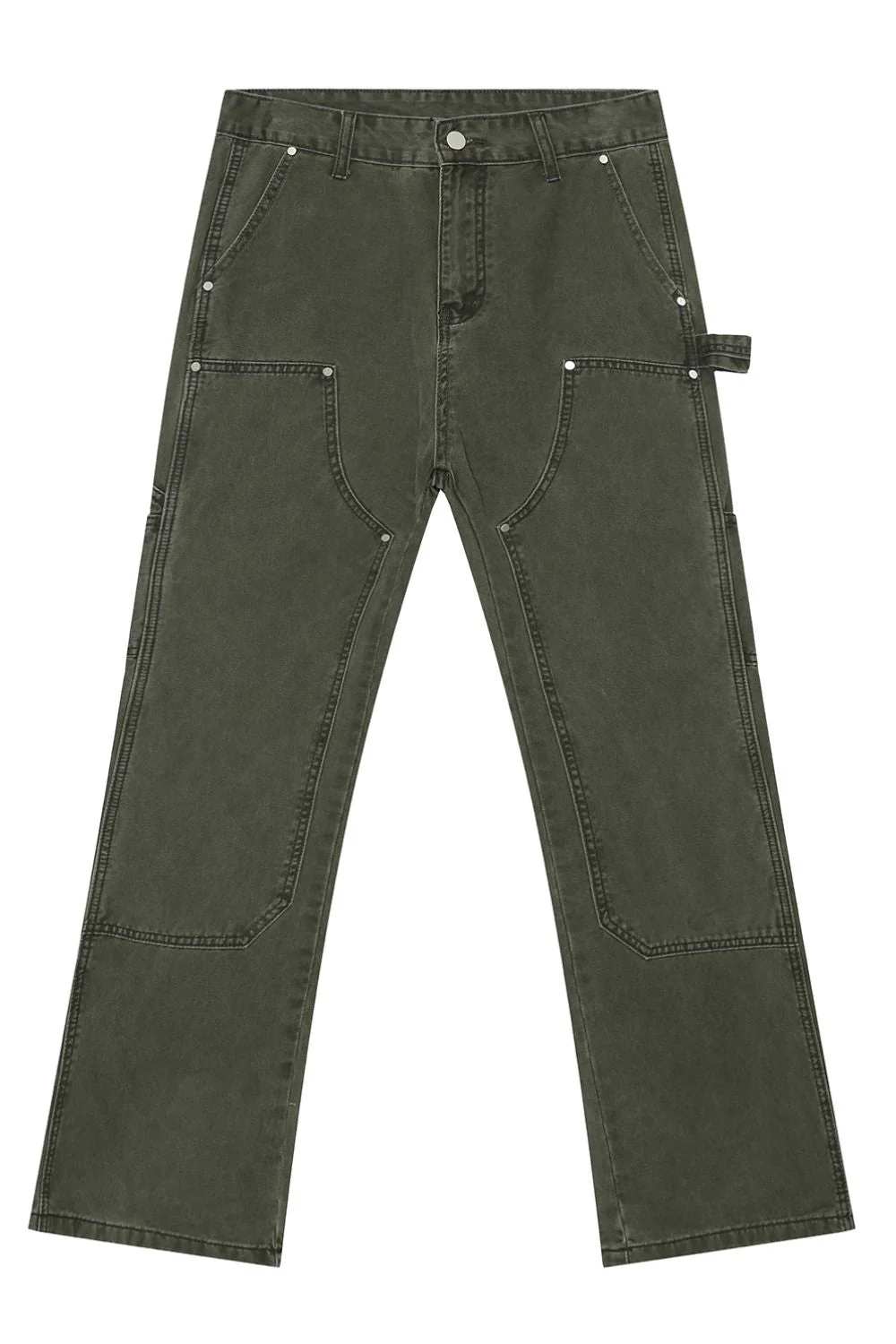 Mid Rise Baggy Jeans with Pockets - Image 8