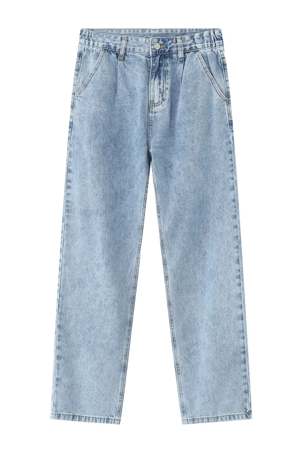 Mid Rise Baggy Jeans with Pockets - Image 6