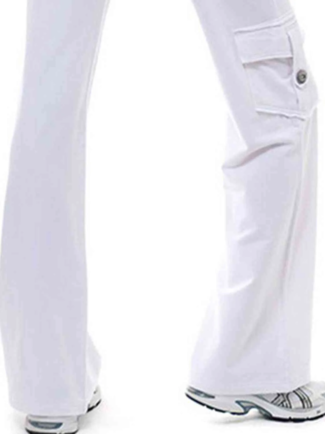 Mid Waist Pants with Pockets - Image 10