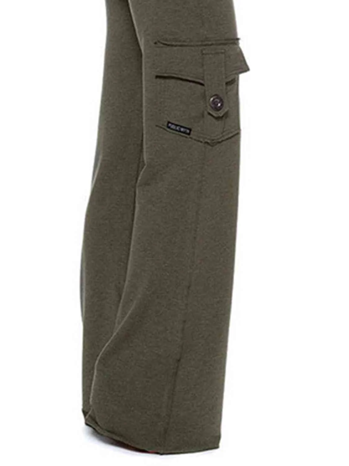 Mid Waist Pants with Pockets - Image 13