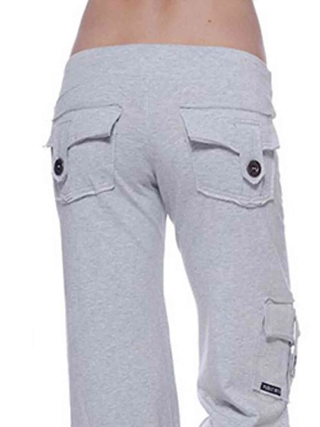 Mid Waist Pants with Pockets - Image 18