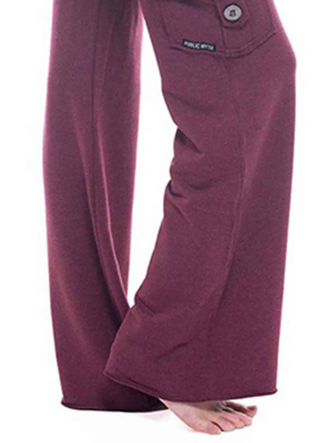 Mid Waist Pants with Pockets - Image 4