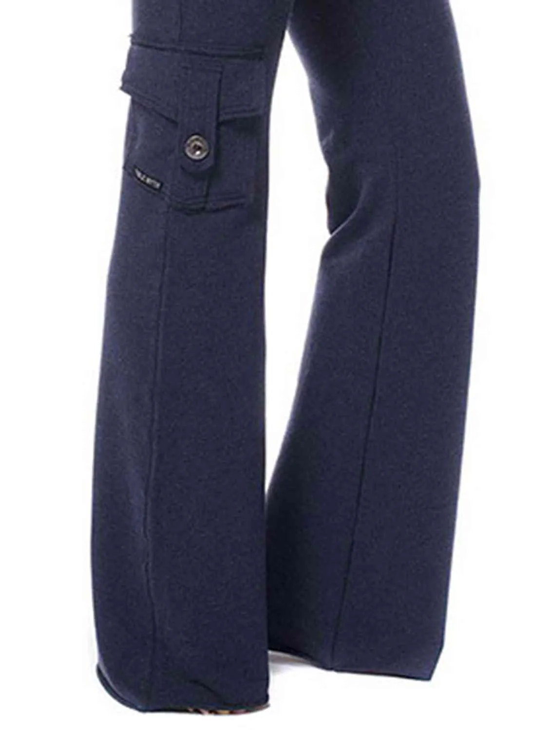 Mid Waist Pants with Pockets - Image 7