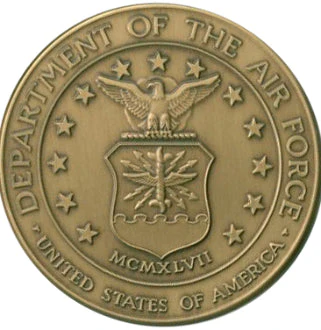 Military Service Medallions in Solid Brass Set of 6 Medallions. by The Military Gift Store - Image 3