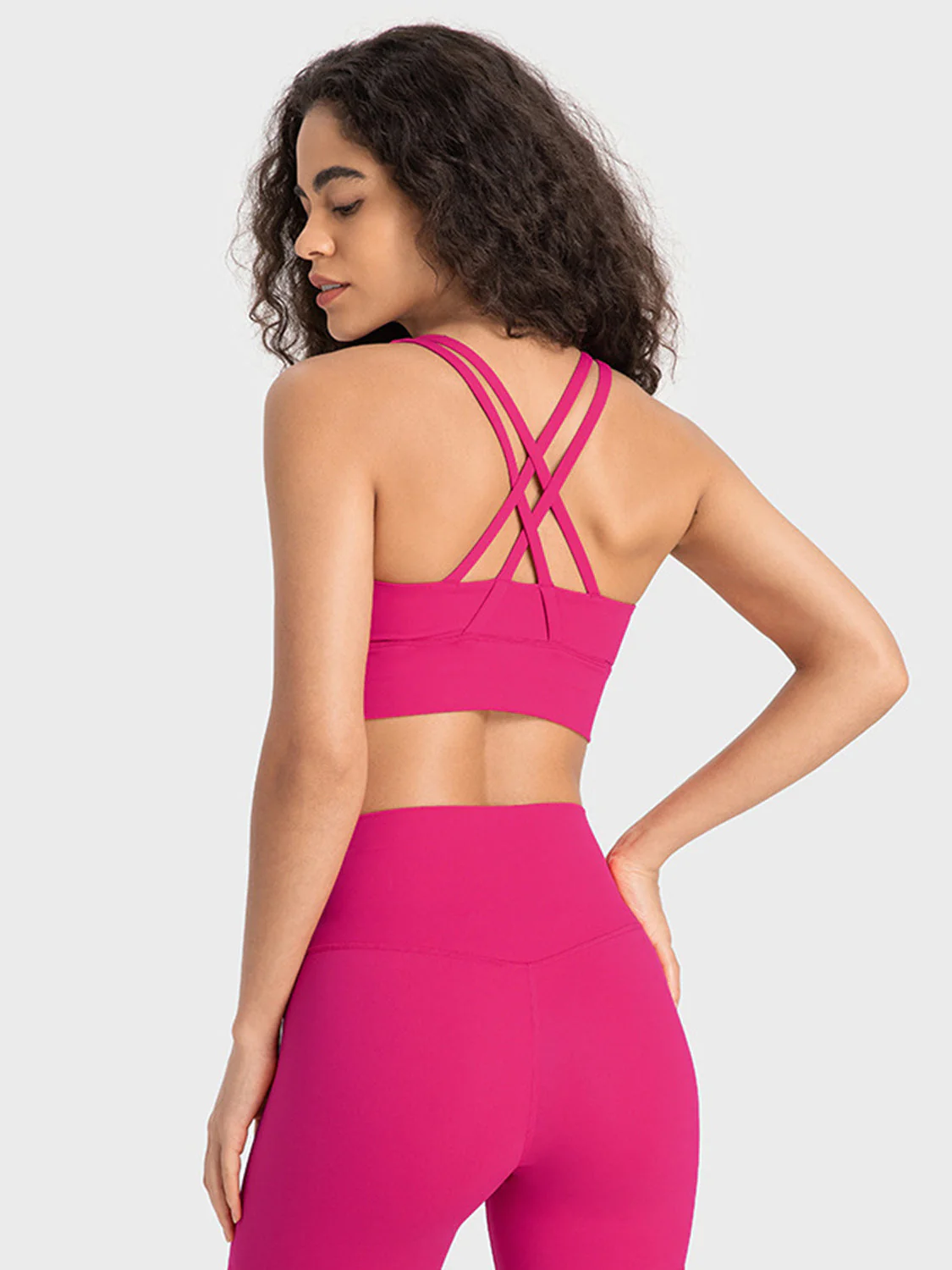 Millennia Crisscross Scoop Neck Active Tank - Image 26