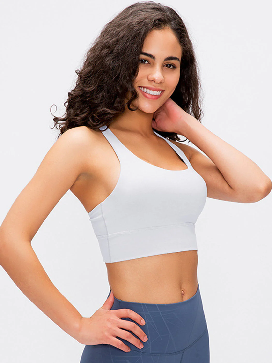 Millennia Crisscross Scoop Neck Active Tank - Image 29