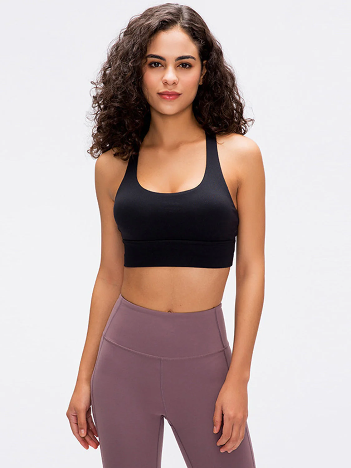 Millennia Crisscross Scoop Neck Active Tank - Image 31
