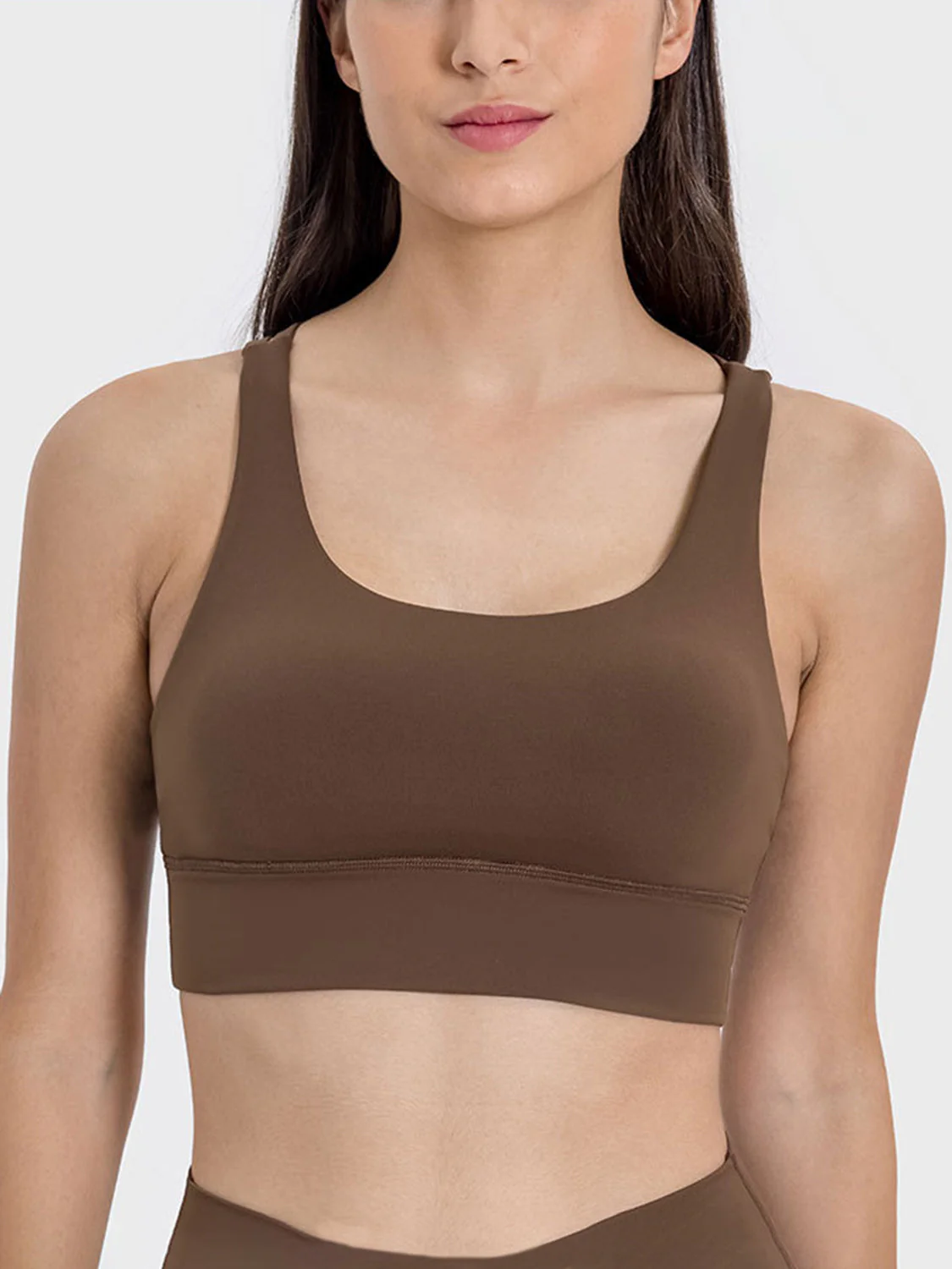 Millennia Crisscross Scoop Neck Active Tank - Image 4