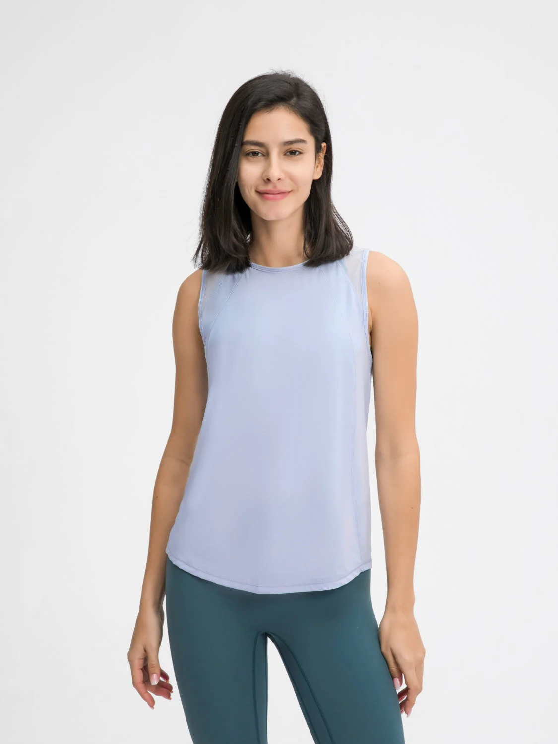 Millennia Cutout Back Round Neck Active Tank - Image 12