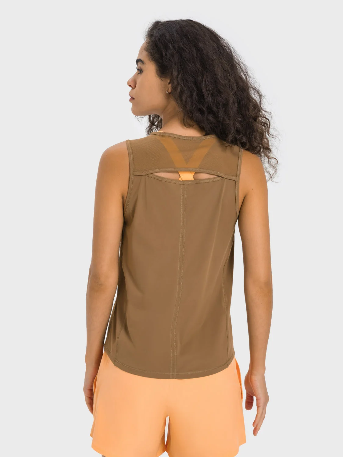 Millennia Cutout Back Round Neck Active Tank - Image 2
