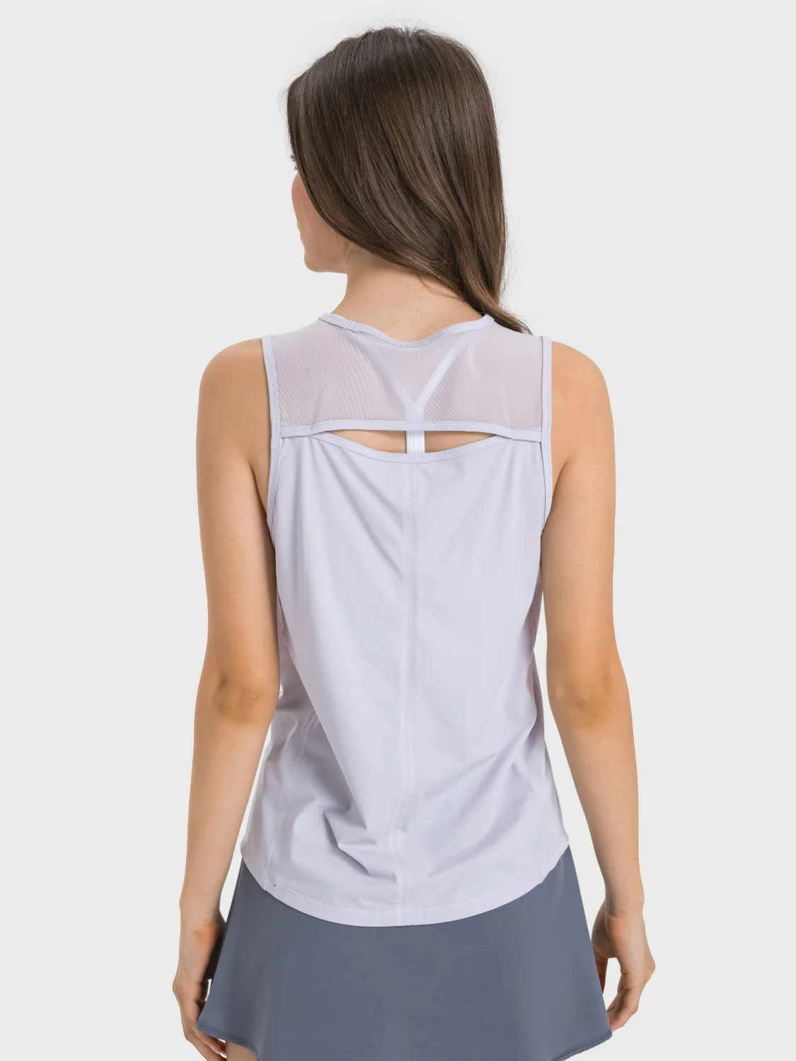 Millennia Cutout Back Round Neck Active Tank - Image 26