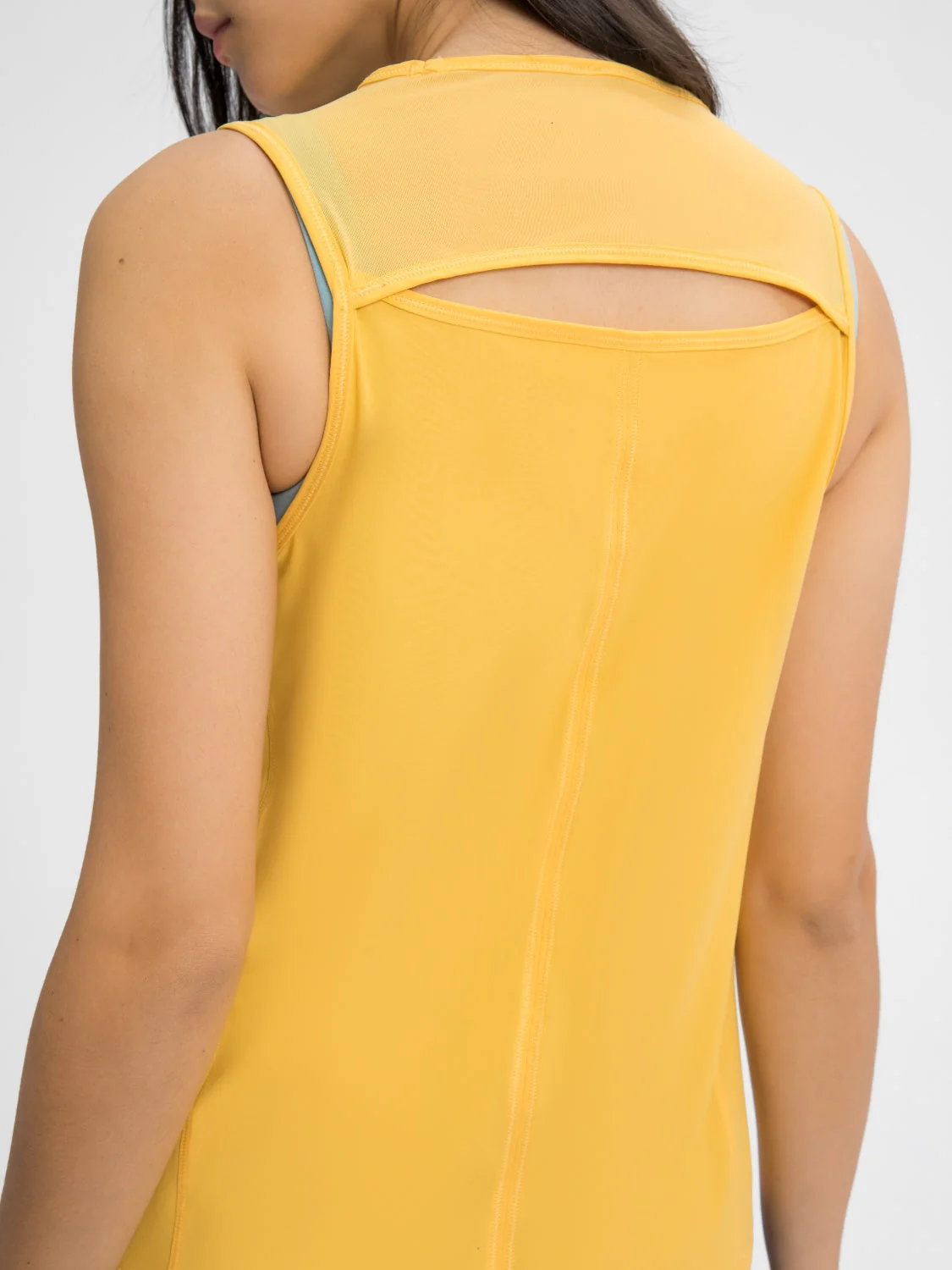 Millennia Cutout Back Round Neck Active Tank - Image 7