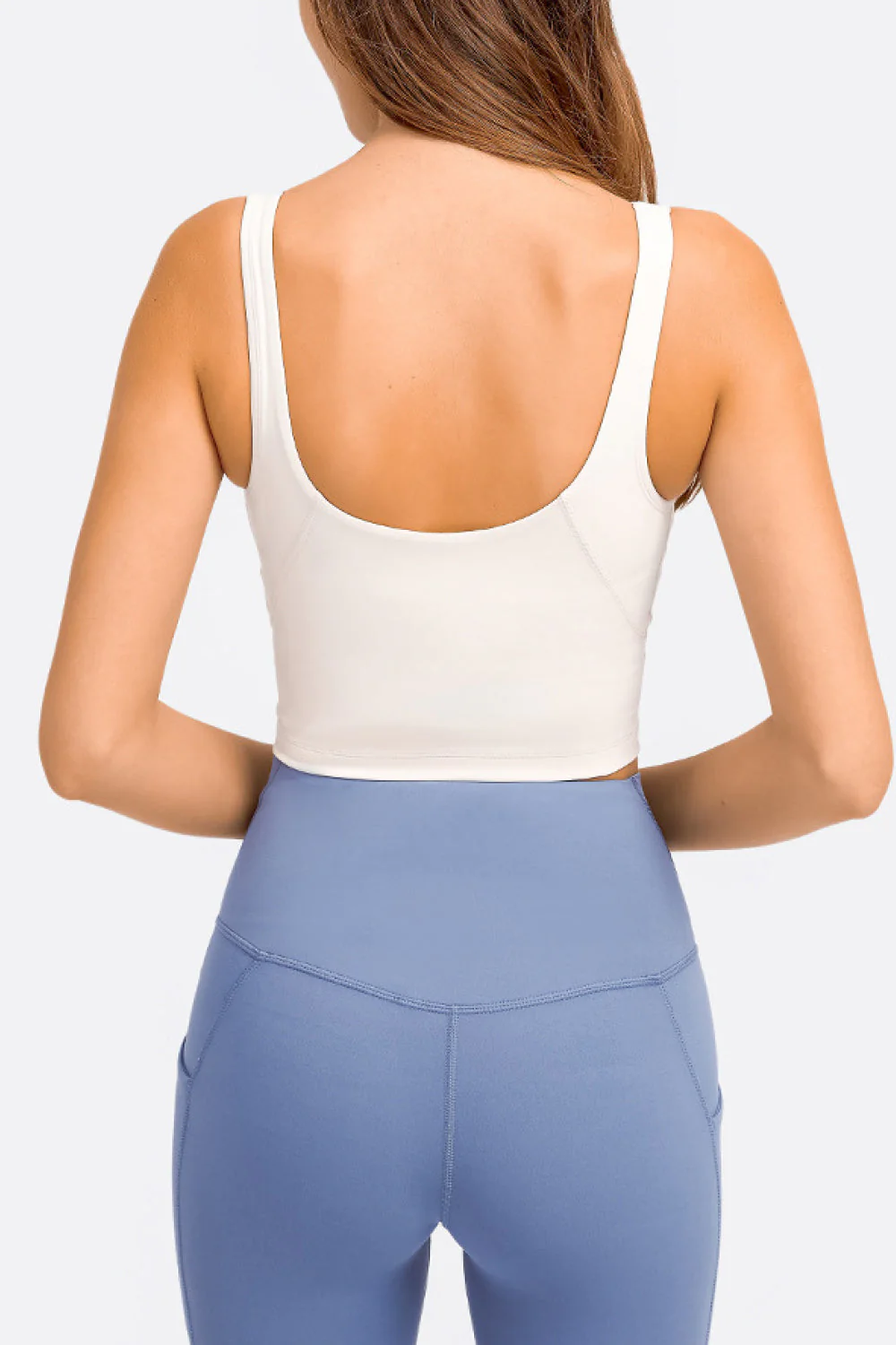 Millennia Deep V-Neck Crop Sports Bra - Image 16
