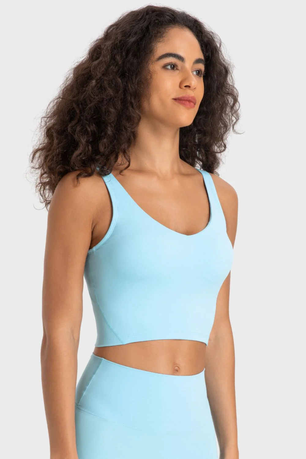 Millennia Deep V-Neck Crop Sports Bra - Image 24